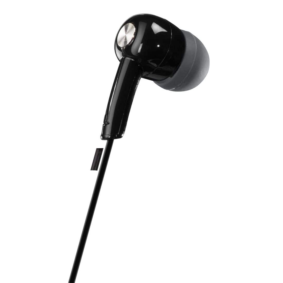 Hama In-Ear Kopfhörer kabelgebunden 184131 Gloss (Schwarz/Grau) 00184131