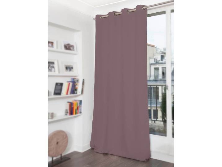 Rideau phonique oeillets gris mc7305 140lx180h moondream