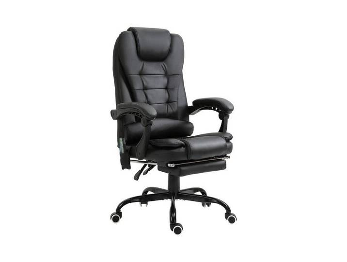 Fauteuil de bureau relaxant massant BRANSON noir