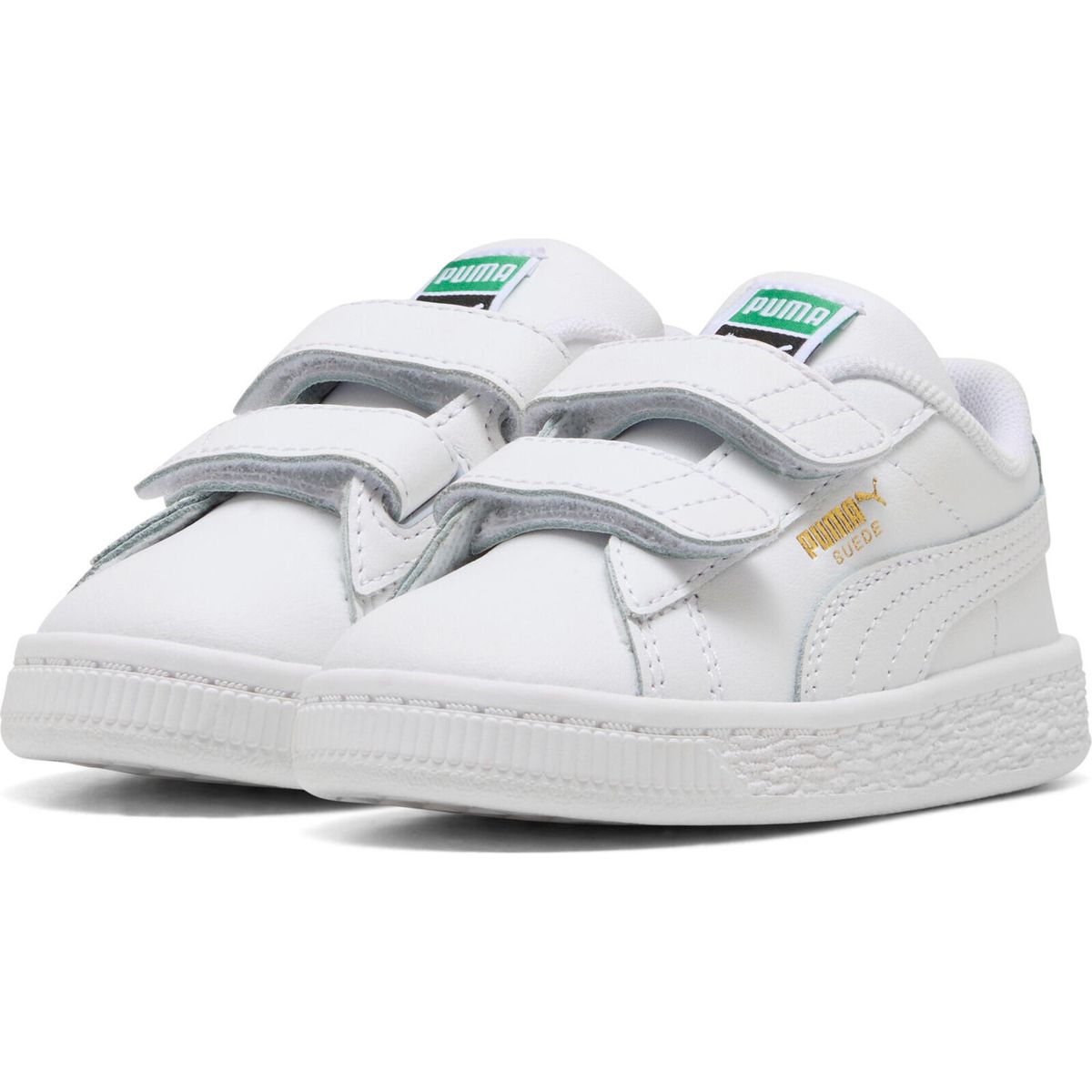 Puma Suede V Inf puma white-archive green (01) 4.5 409034-01-4.5