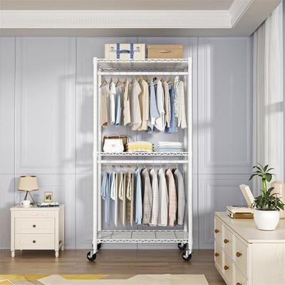 No "Heavy Duty Portable Closet - 14""D x 30""W x 76""H"
