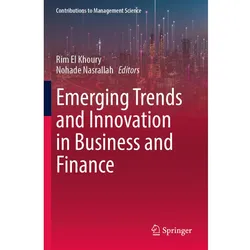 Emerging Trends and Innovation in Business and Finance, Fachbücher