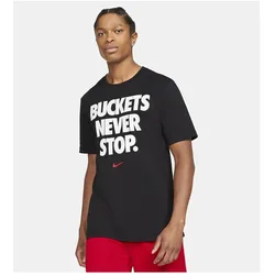 Nike, Herren, Sportshirt, M Nk Dry Oc Stnd Verb Ss Tee (XXL), Schwarz
