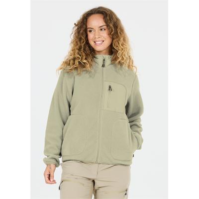 Fleecejacke WHISTLER "Felis", Damen, Gr. 42, khaki, 100% Polyester, unifarben, normal, ohne Ausschnitt, Jacken Fleecejacke, in atmungsaktiver Qualität