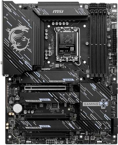 MSI Z890 GAMING PLUS Mainboard Sockel (PC) Intel LGA 1851 Formfaktor (Details) ATX Mainboard-Chipsatz Intel Z890