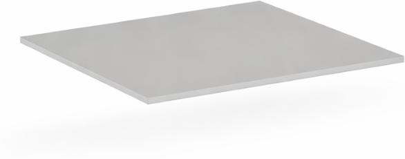 B2B Partner Tischplatte 600 x 600 x 18 mm, grau
