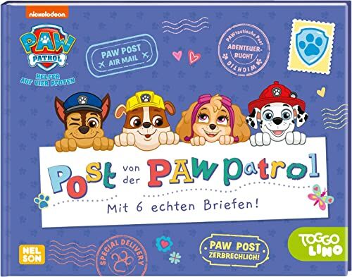 PAW Patrol: Post von der PAW Patrol: Mit 6 echten Briefen! Karten, Spiele, Sticker und vieles mehr! (ab 3 Jahren) - Preis vom 06.10.2026 07:26:00 h
