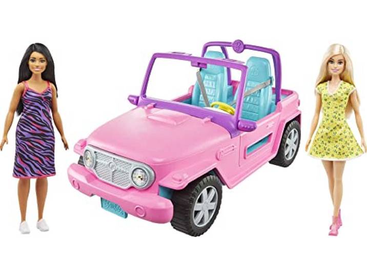 Barbie - Vehicle and 2 Dolls (GVK02)