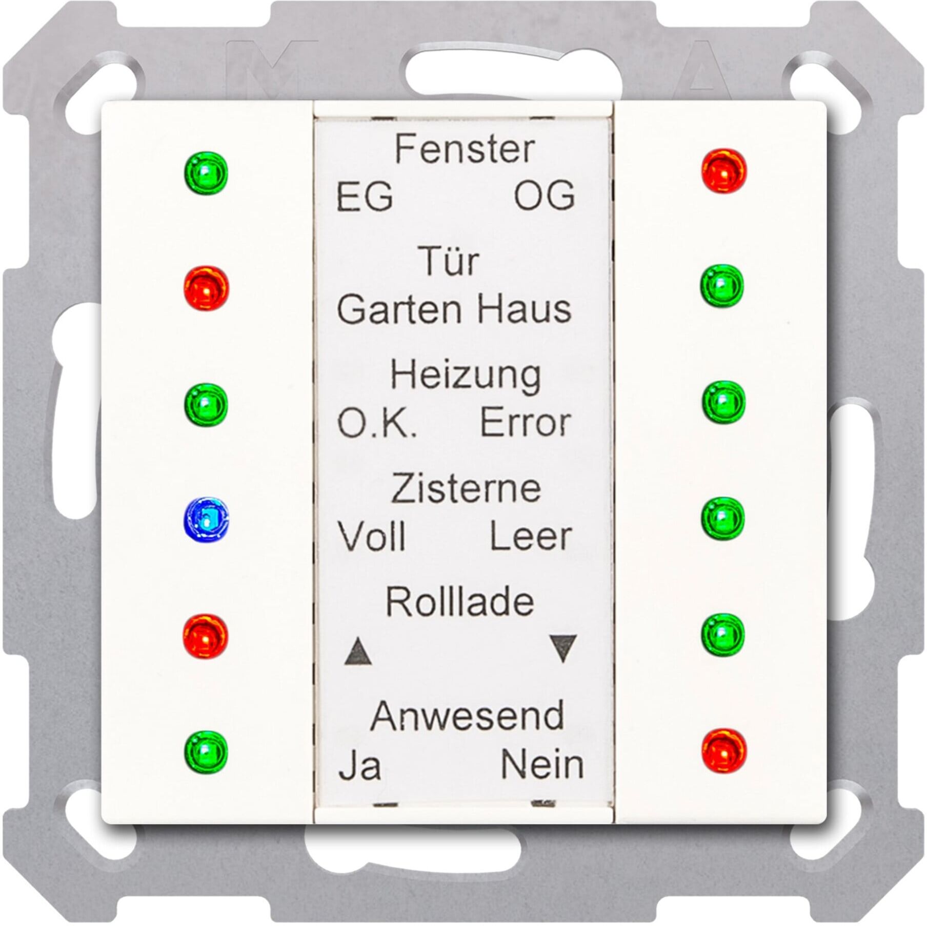 MDT LED Anzeige SCN-LED55.01 55mm glänzend reinweiß)