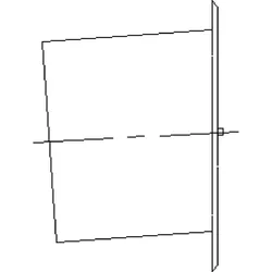 Bertrams Ewr Reinigungstür 21TV3 250 x 300 mm, mit Stutzen