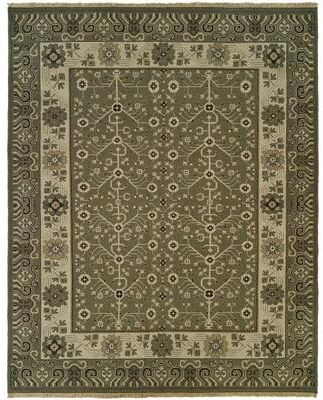 KALATY Soumak Natural Stone Hand-knotted Soumak Area Rug