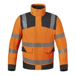 Multinorm Parka "50455" Multiprotector+ - L - orange/kohle