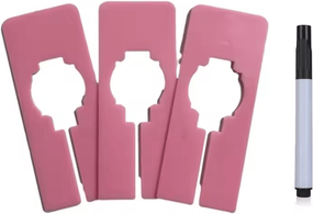 Inspire Curations 10Pcs Writable Reusable Clothes Size Dividers pink