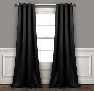 Lush Decor Insulated Grommet Blackout Curtain Panel Pair