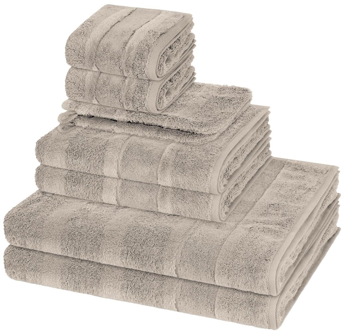 Cawö Noblesse Handdoekenset 8 stuks