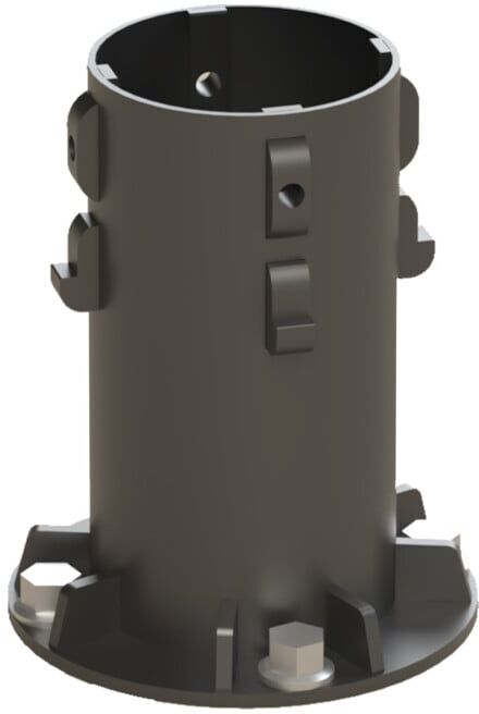 BLACK BULL Ancrage au sol Base-Bodenanker FLEX+ pour protection anti-collision ; MORAVIA (205.17.9440)