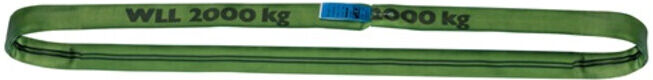 Élingue ronde DIN EN 1492-2 Volume 8 m vert charge adm. simple 2000 kg DOLEZYCH (42151506)