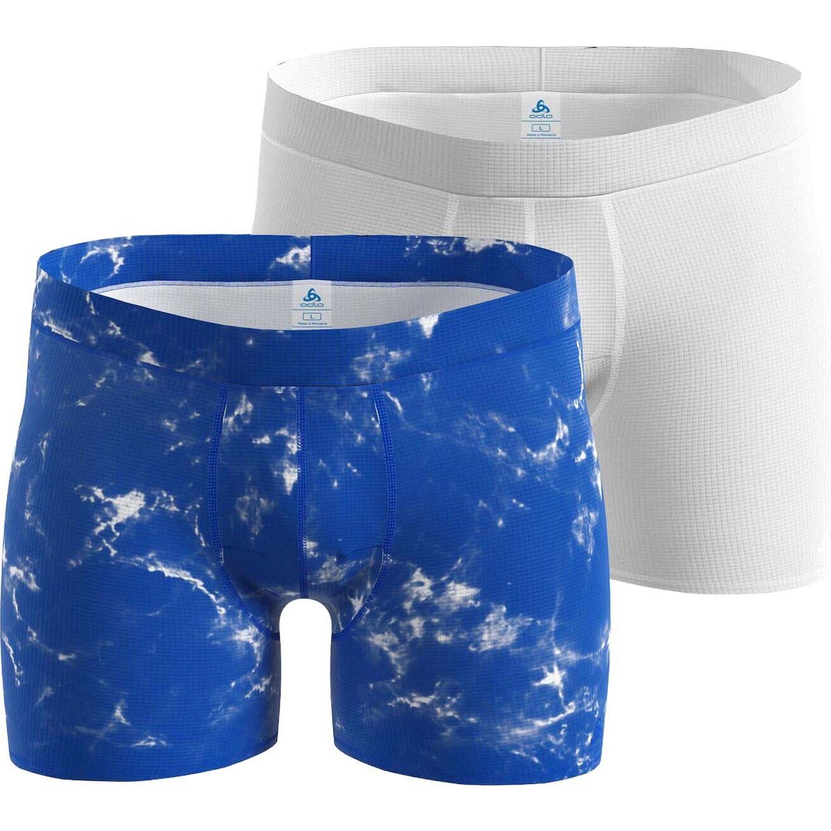 Odlo Active Light Graphic 2 Pack dazzling blue - new white (72001) XXL 141592-72001-XXL