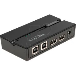 DELOCK 11492 - USB 2.0 Switch 2 Port, 2x USB-B zu 2x USB-A