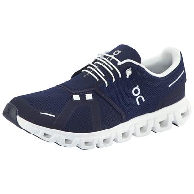 Sneaker ON RUNNING "ON RUNNING CLOUD 6", Herren, Gr. 46, blau (midnight, weiß), Synthetik, Schuhe Sneaker, Topseller