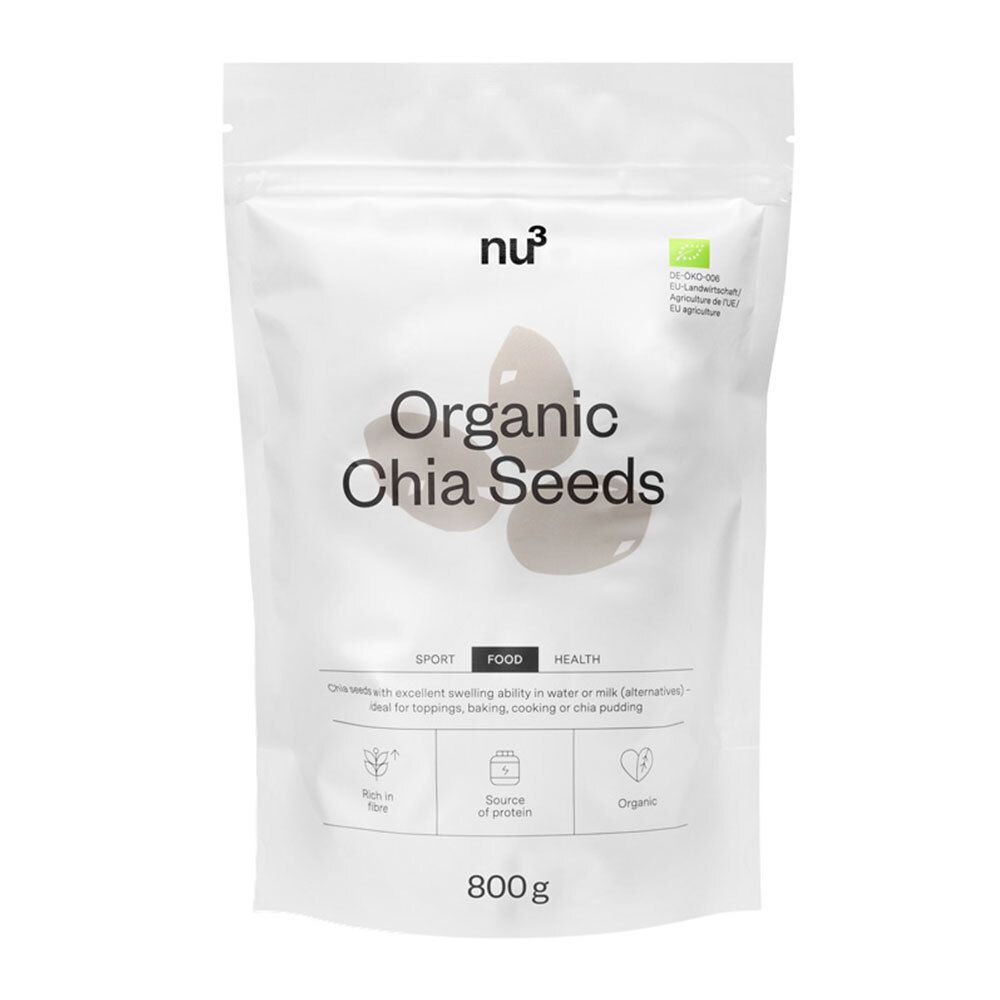 nu3 Chia Samen Bio 800 g Kerne