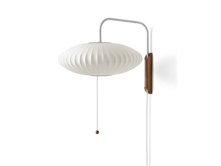 Nelson Saucer Sconce Wandleuchte S Off-White - Herman Miller HAY - Wohnzimmer - Kunststoff