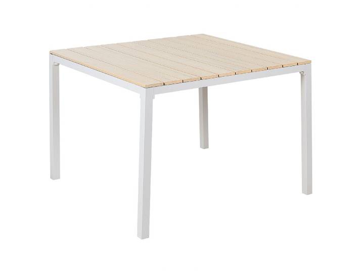 GARTENTISCH Kunstholz beige 95/95 cm Prato