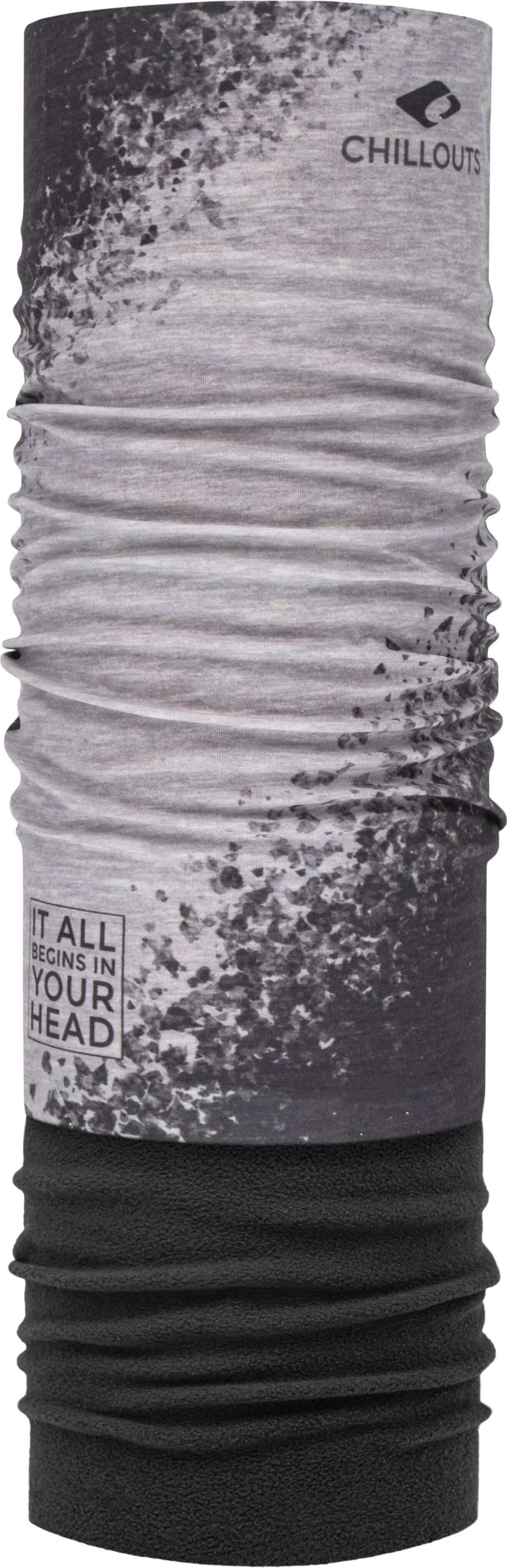 Loop CHILLOUTS "Polar Tube", Damen, grau, Fleece, Polyester, Modetücher Loop, atmungsaktiv und schnelltrocknend, in vielen Designs erhältlich grau Einheitsgröße