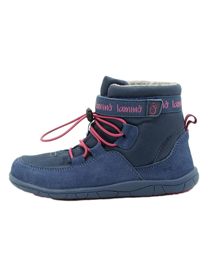 lamino Leder-Barfuß-Boots in Dunkelblau - 25