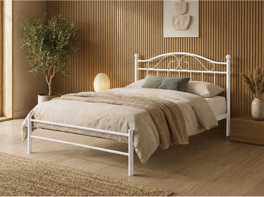 Brambly Cottage Sussex Open-Frame Bed White Double (4'6)