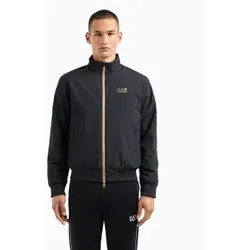 EA7 für Herren. 8NPB20_PNFZZ Bomberjacke schwarz (L), Lässig, Polyamid