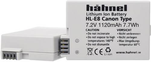 Hähnel Fototechnik HL-E8 Kamera-Akku ersetzt Original-Akku (Kamera) LP-E8 7.2V 1120 mAh