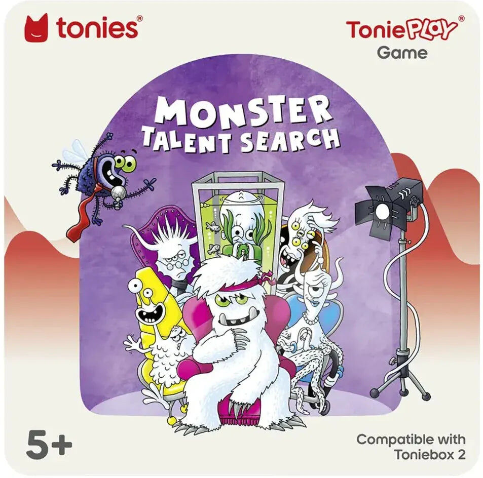 Tonieplay Monsters Talent Search Game for Children, Ages 5+, Interactive Disc Game, Compatible with Toniebox 2, Discover 48 Monster Talents