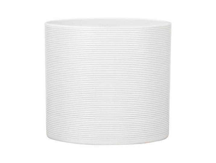 Blumentopf SCHEURICH Blumentopf Weiss, 33 cm , weiss (weiß), Pflanzgefässe, Blumentopf