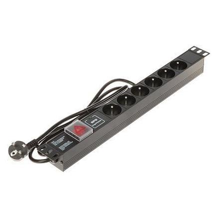 Schneider Electric LISTWA ZASILAJĄCA PD-6/R-SPD-1L (6x, CEE 7/3) (DELTA)