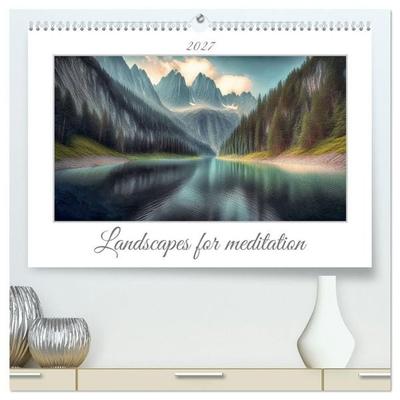 Landscapes for Meditation (High Quality Premium Wall Calendar 2027 DIN A2 landscape),CALVENDO 12 Month Wall Calendar