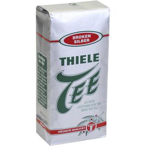 Thiele Tee Tee Broken Silber ostfriesische Mischung, Schwarzer Tee, loser Tee, 500 g