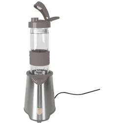 BerlingerHaus Design Standmixer inkl. Sportflasche 570ml, 300 W, taupe, Standmixer, Grau