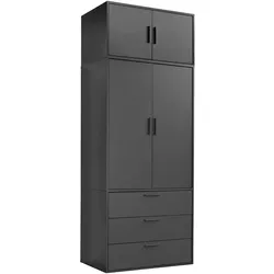 KLEIDERSCHRANK Grid deckenhoch