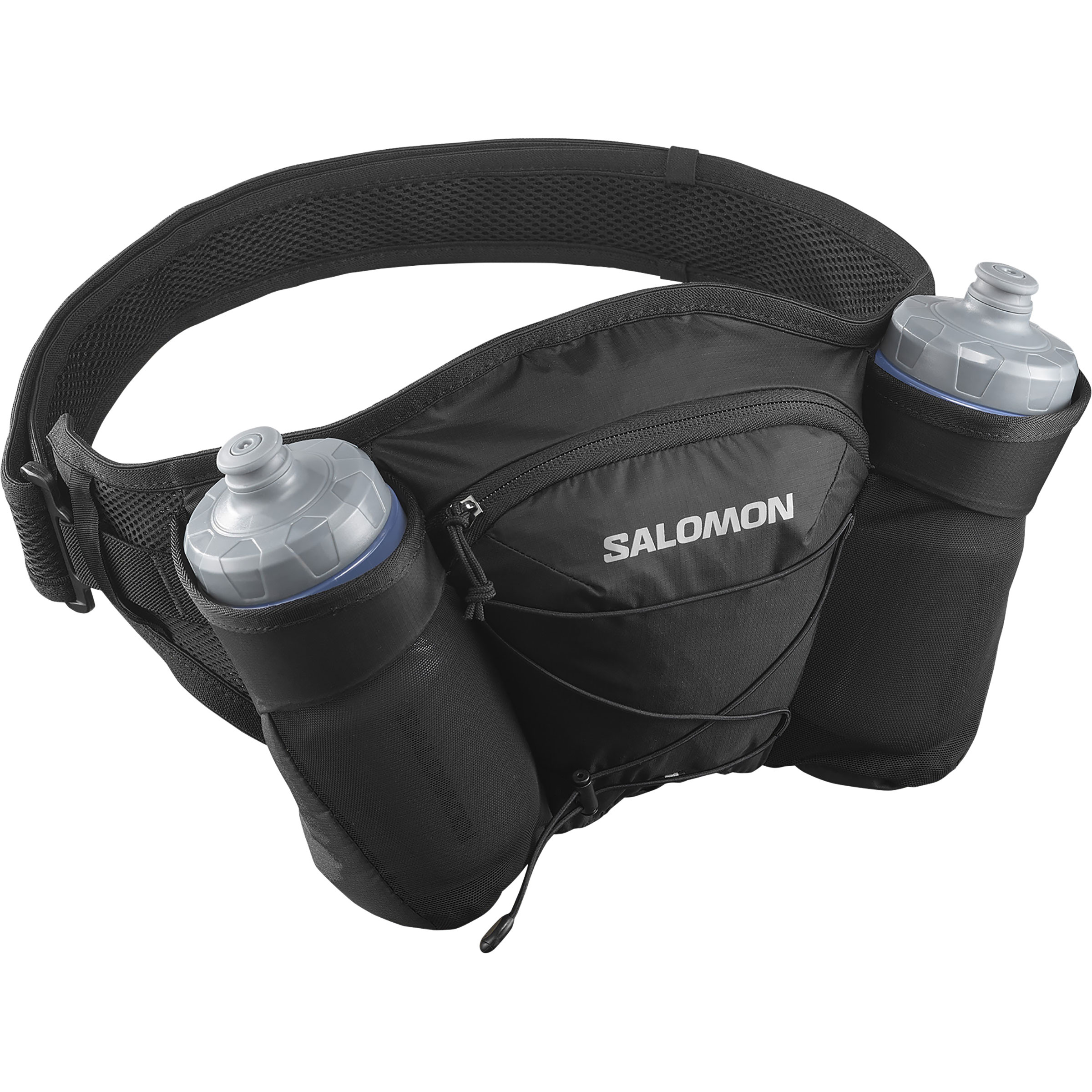Salomon Cross 2 Bottles Trinkgürtel Hüfttaschen schwarz Trekking