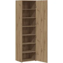 vidaXL Highboard Kunsthandwerk Eiche 50x42.5x185 cm Ingenieurs Holz