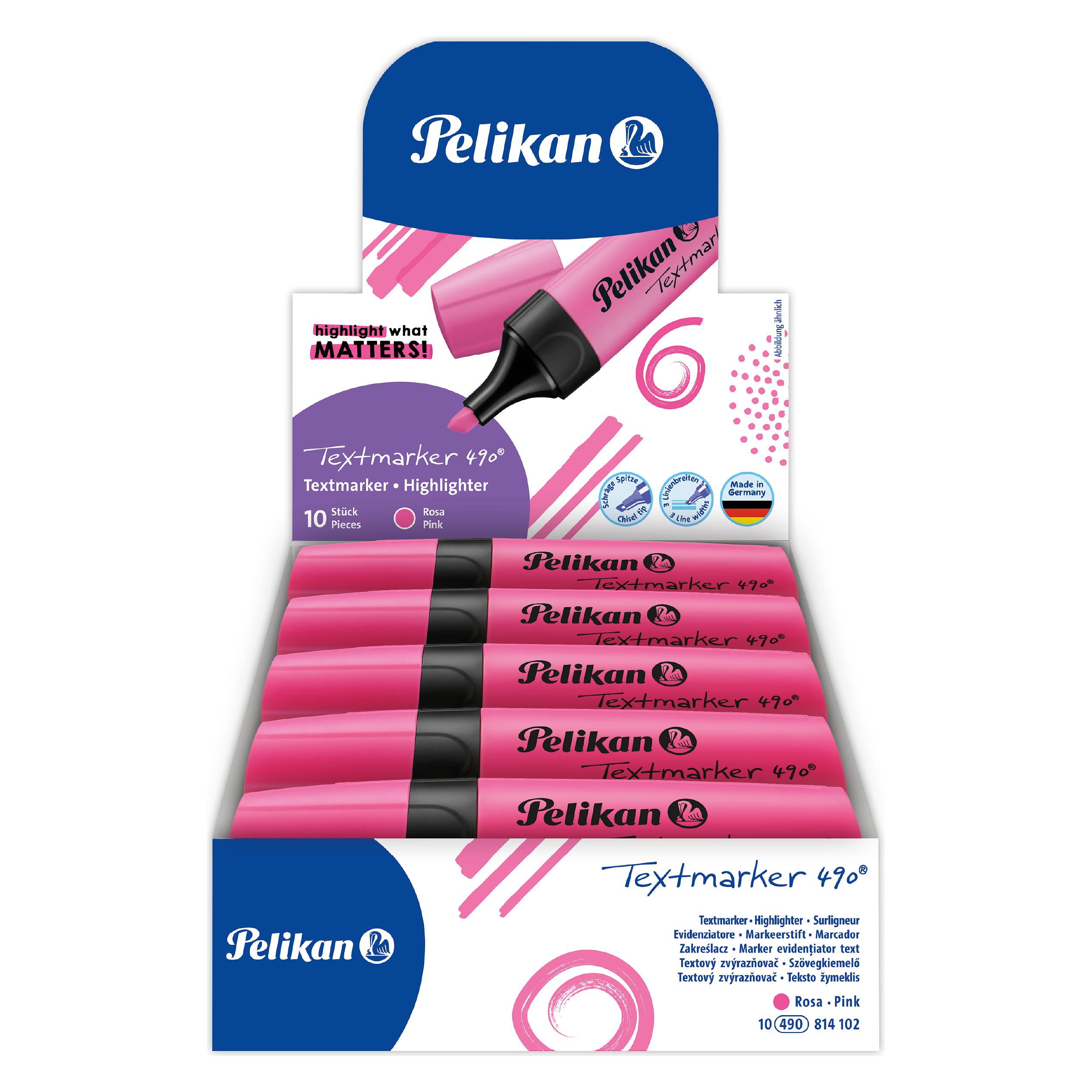 Pelikan Textmarker 490 1-5mm rosa (1x) (814102)