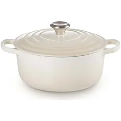 Le Creuset Runder Bräter Signature Ø 20cm - weiß