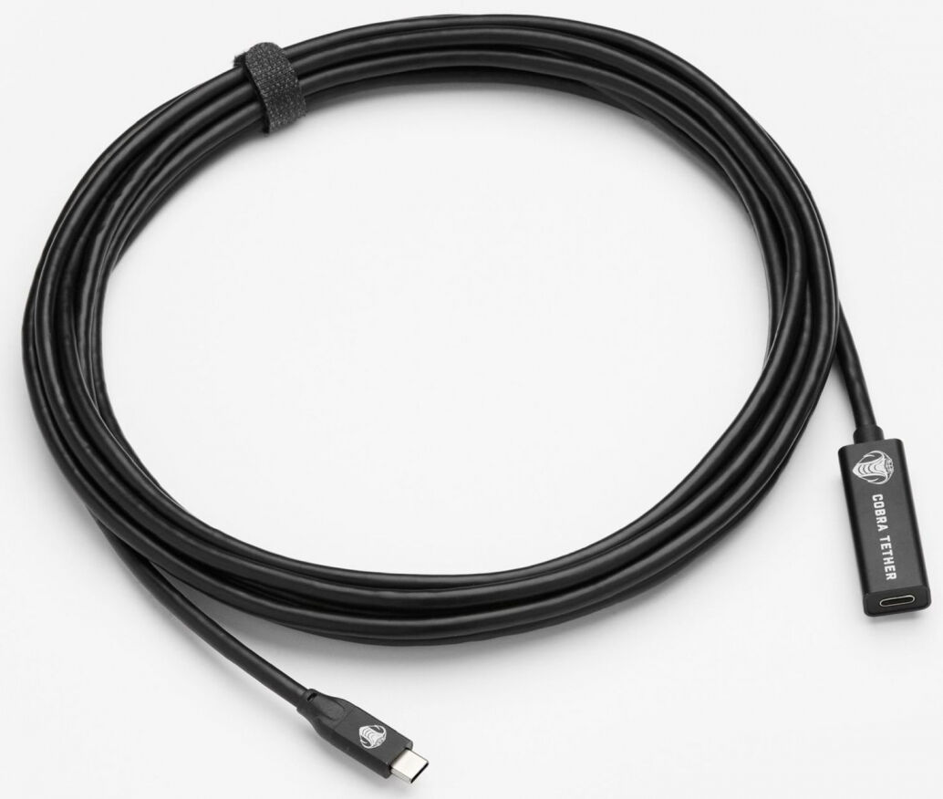 COBRAUNION USB-C Verlängerungskabel 5m schwarz