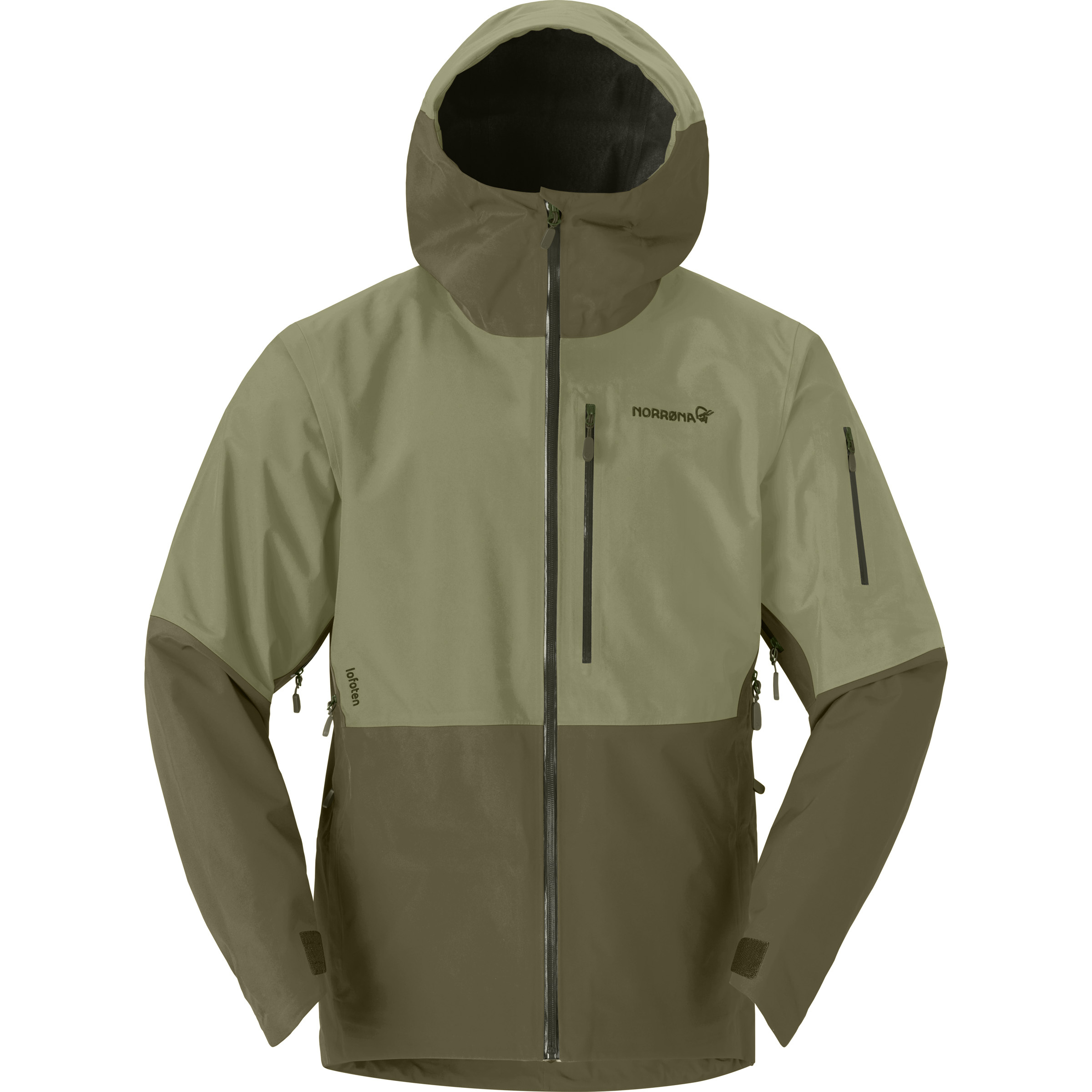 Norrona Lofoten GTX Herren Regenjacke oliv Größe XL Skifahren | Freeride | Skitour Winddicht Wasserabweisend