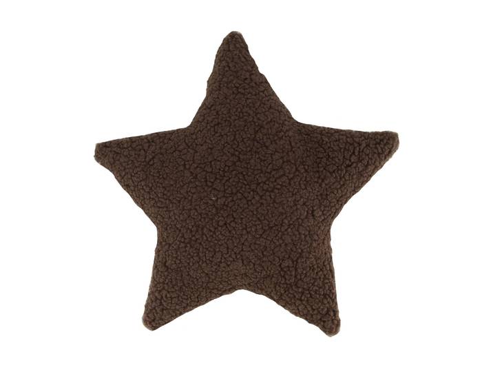 Dekokissen CHALET Galmihorn , braun (dunkelbraun), B:45cm H:8cm L:45cm, Olefin (Polypropylen), Polyester, Dekokissen_Sitzkissen_Kissenhüllen, Dekokissen