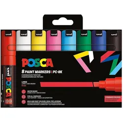 Posca, Marker, Marker UNI PC-8K 8er Set Basic (8x)