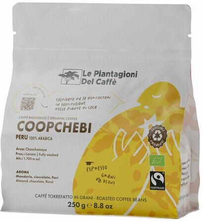 lePiantagioniDelCaffe Le Piantagioni Del Caffè - Kaffeebohnen - Coopchebi Bio - 250g - MaxiCoffee