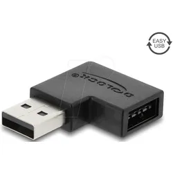 DELOCK 67630 - Adapter USB 20 Gbps A-Stecker > A-Buchse, links gewinkelt