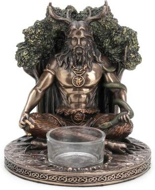 Veronese Design 5.31 in H Celtic God Cernunnos Figurine Poly Resin